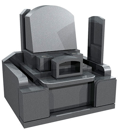 1.0㎡区画墓石イメージ